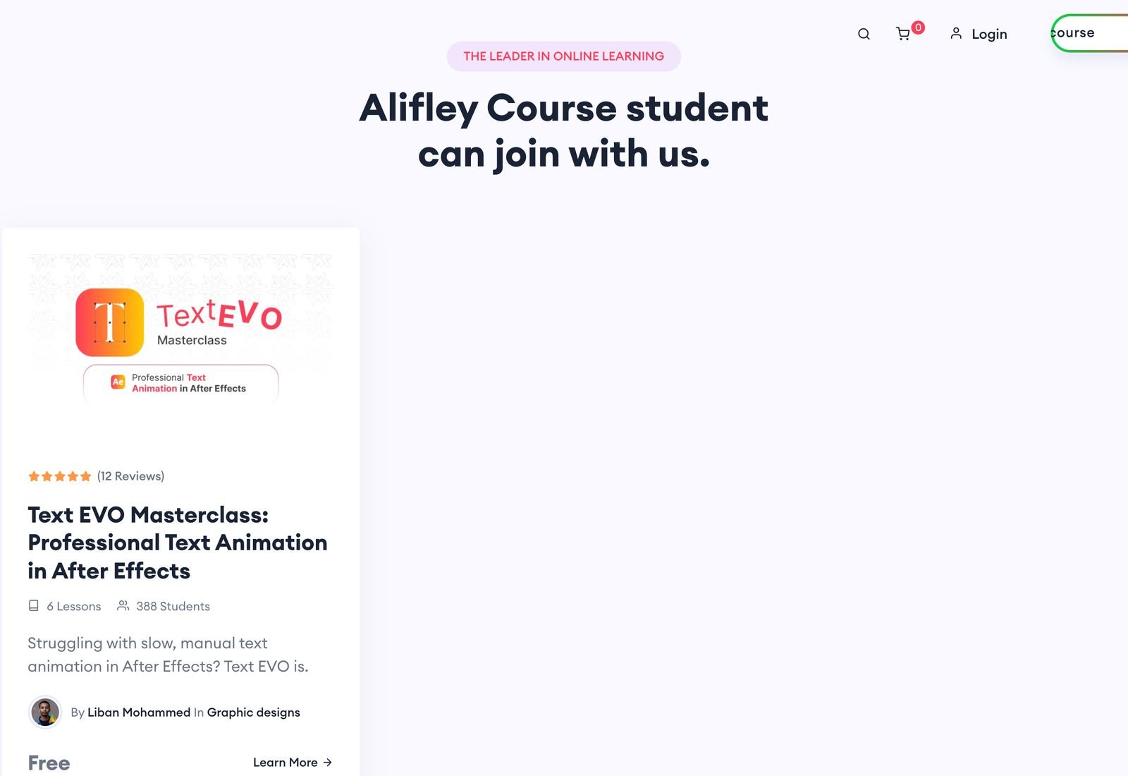Courses & students
