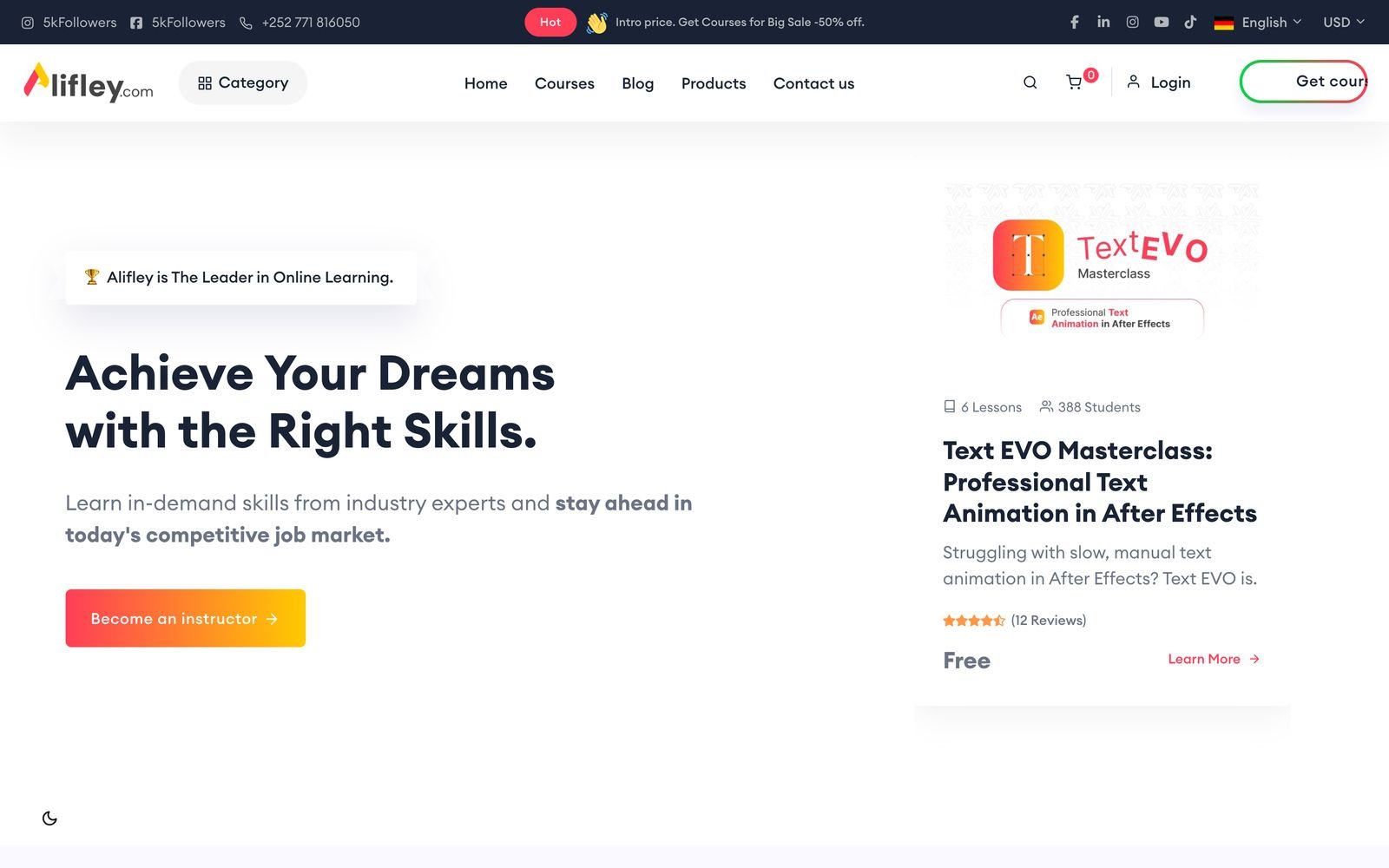 Home page