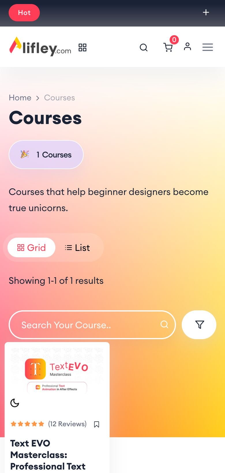 All courses