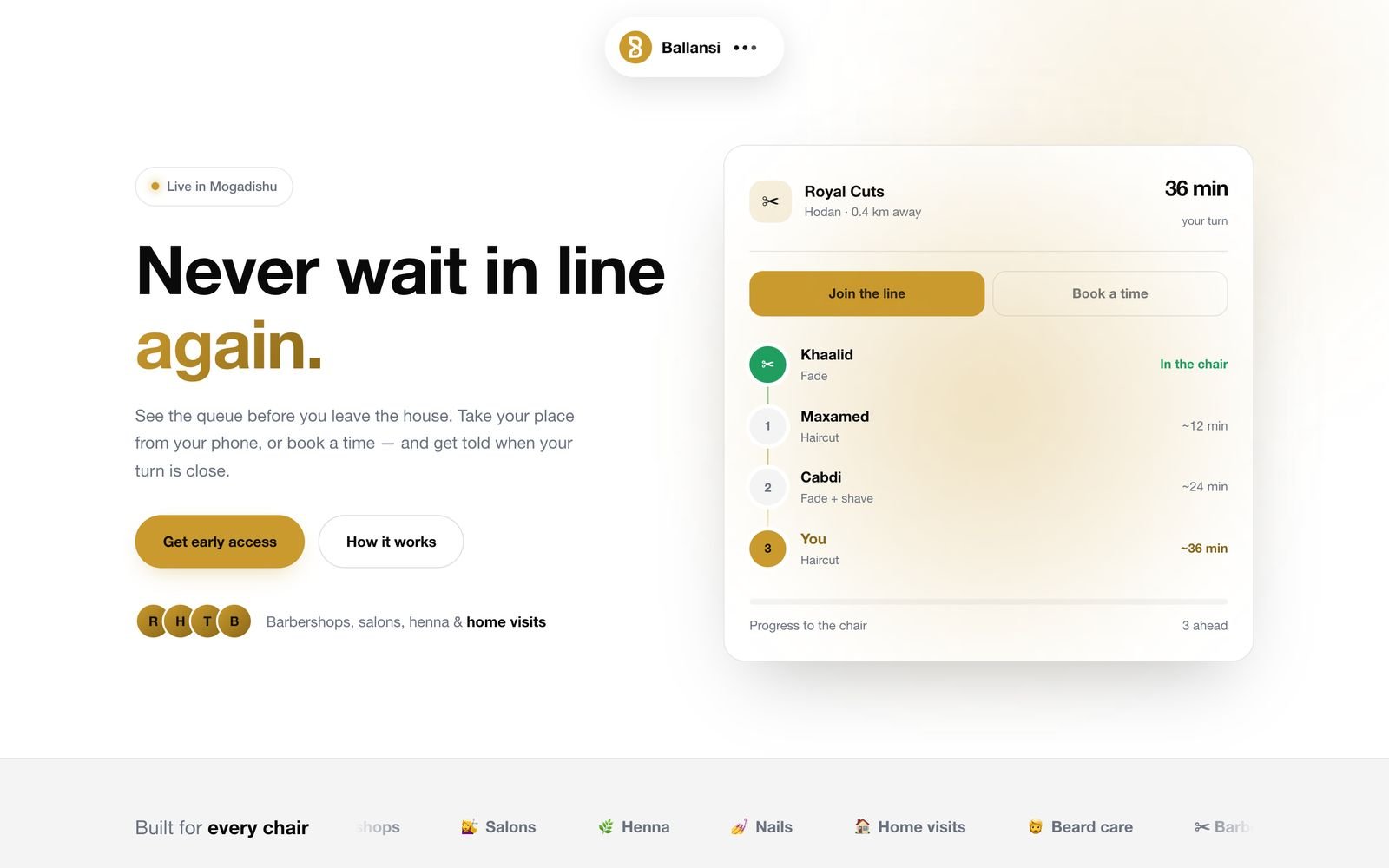 Home page