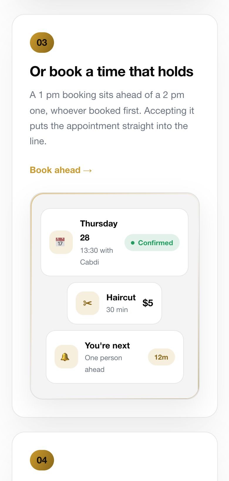 Book a time
