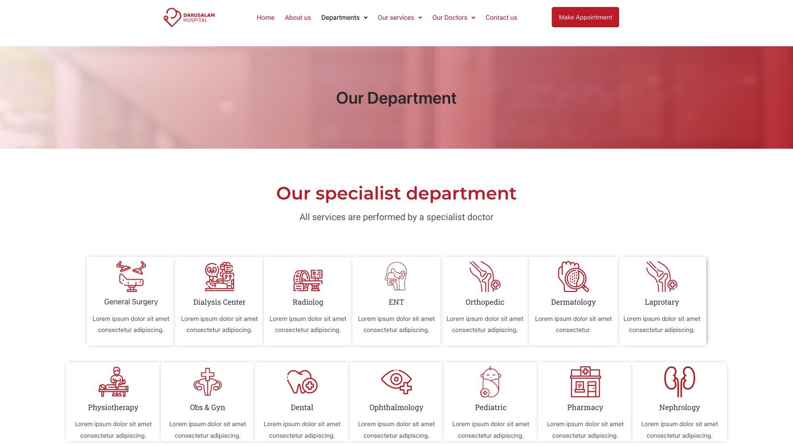 Departments