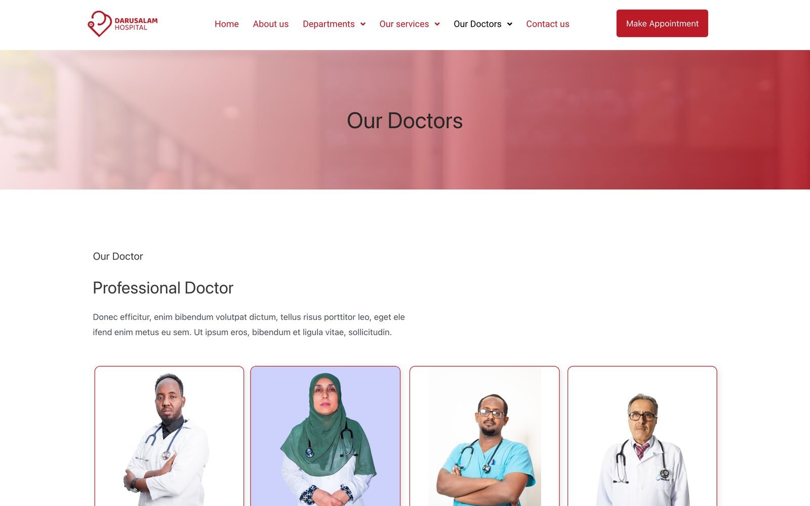 Specialist doctors