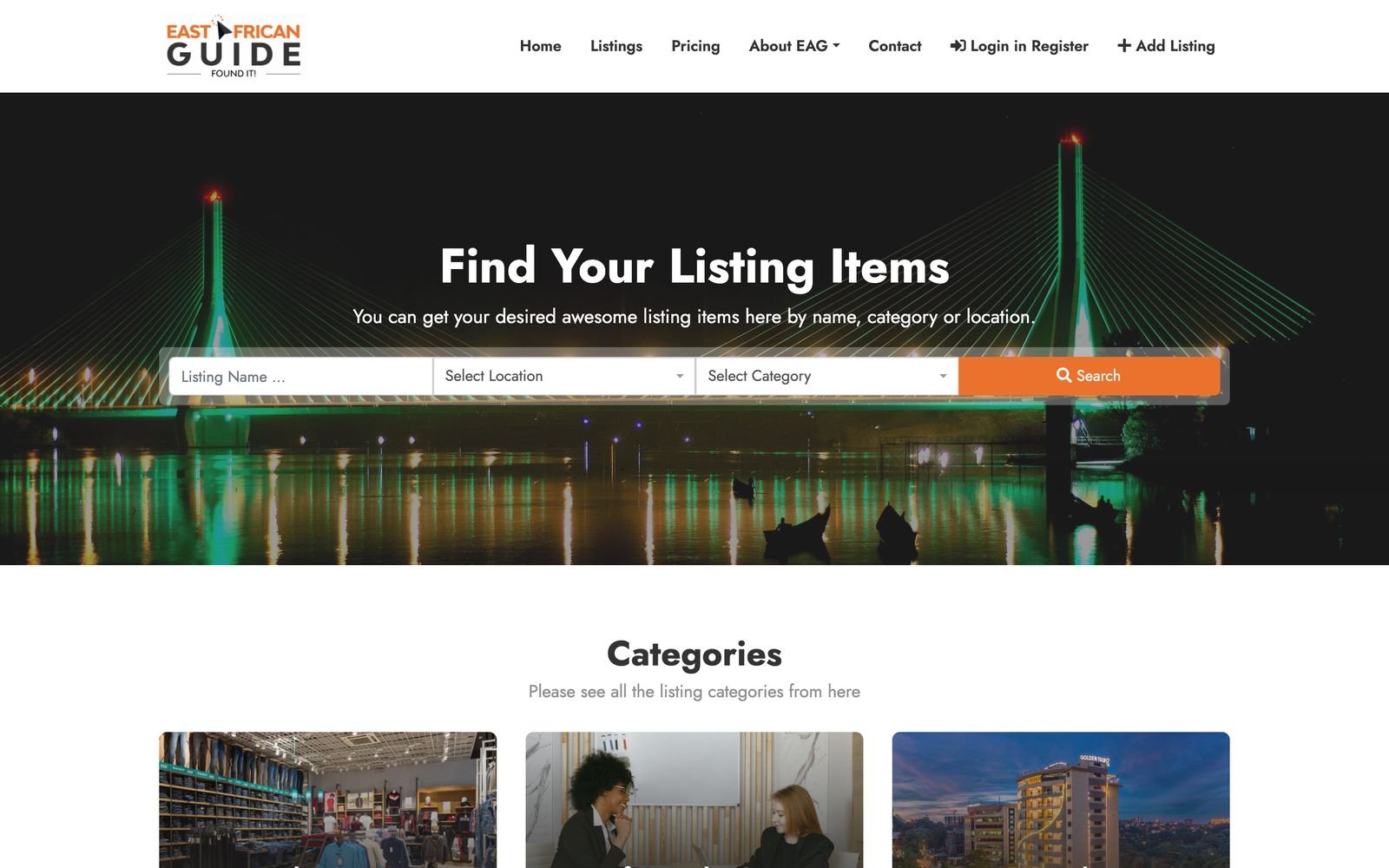Home & search