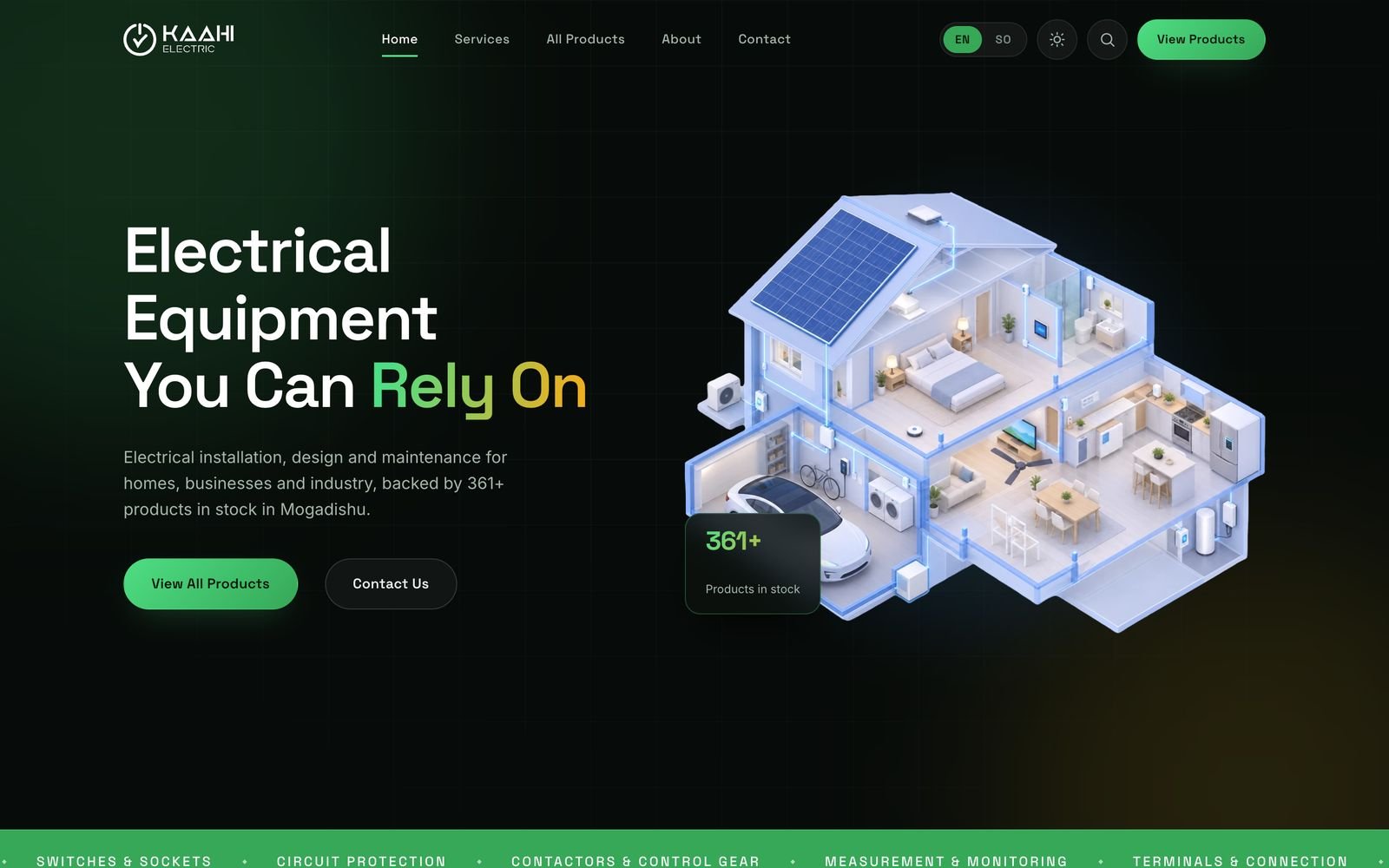 Home page