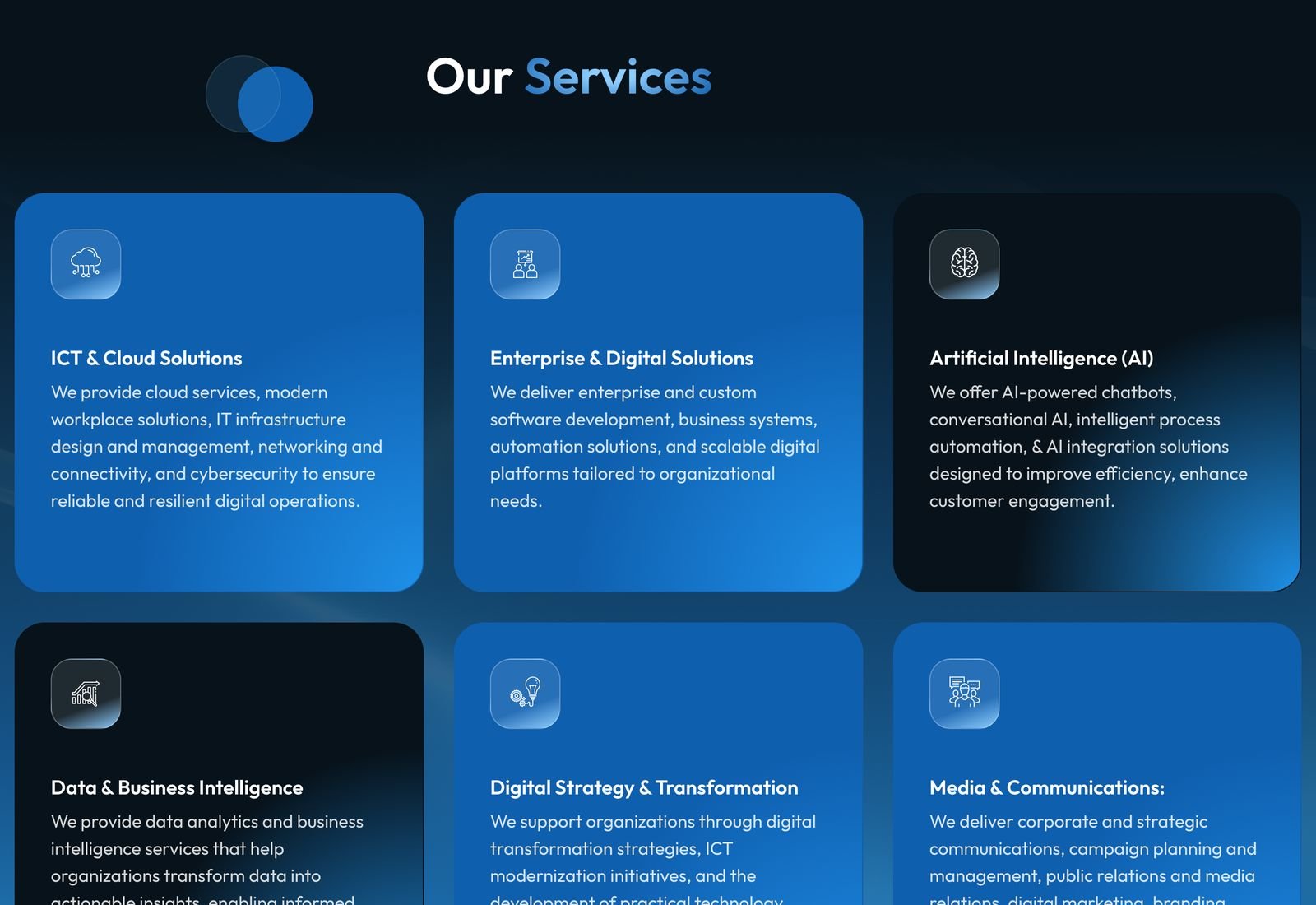 Service cards